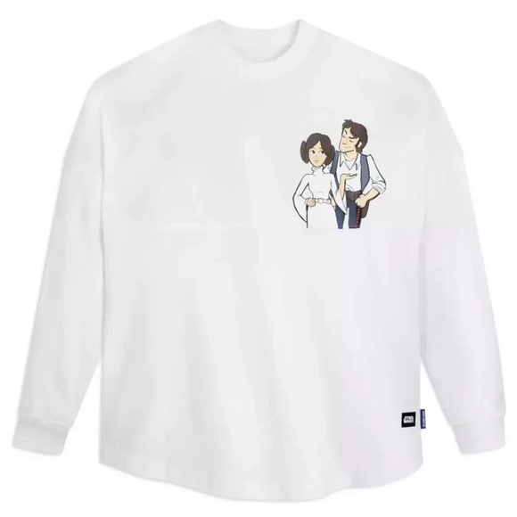 Disney Star Wars Princess Leia & Han Solo "I Love You'' Spirit Jersey Adult NEW - Picture 2 of 4